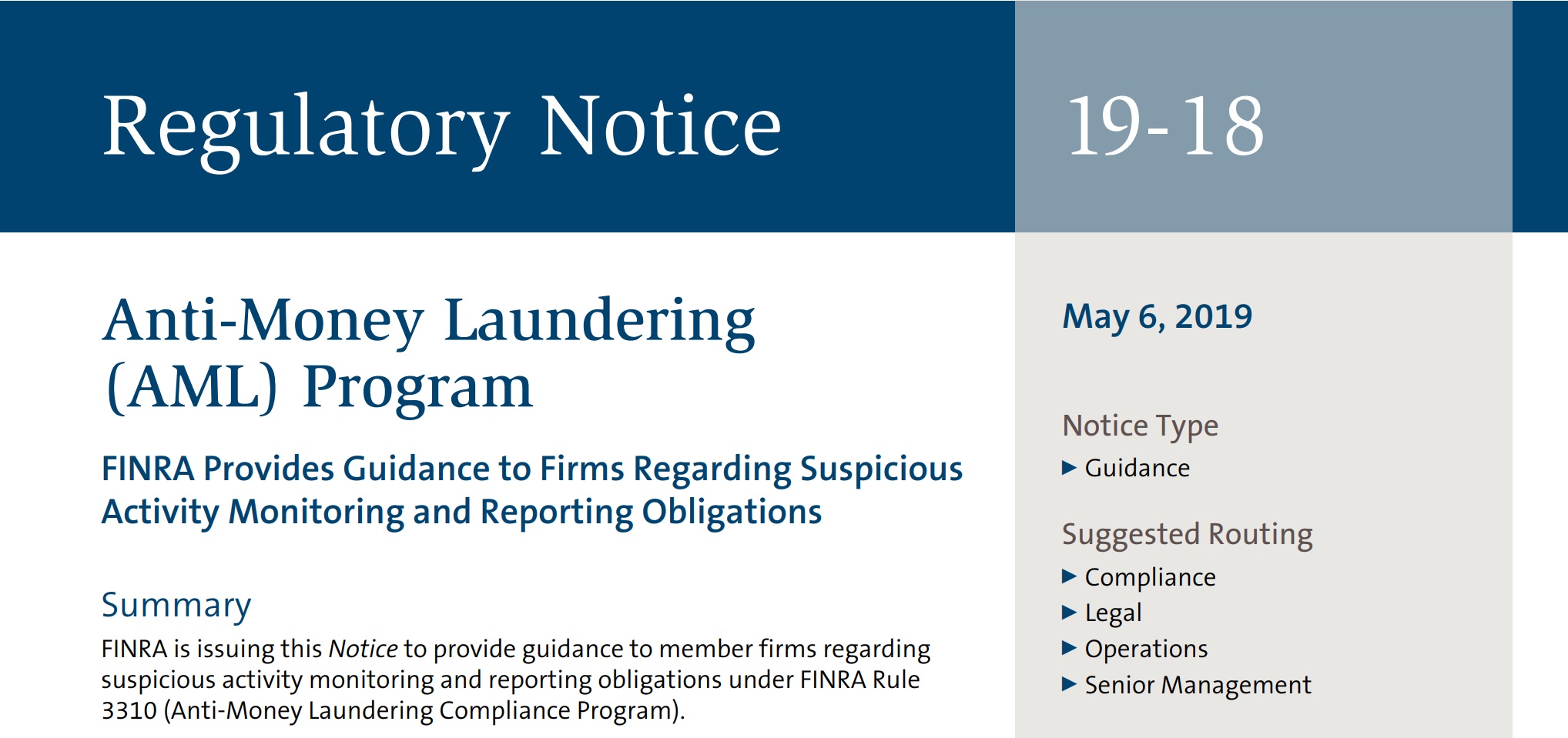 Finra S List Of Aml Red Flags Has Gone From 25 To 97 Regtech