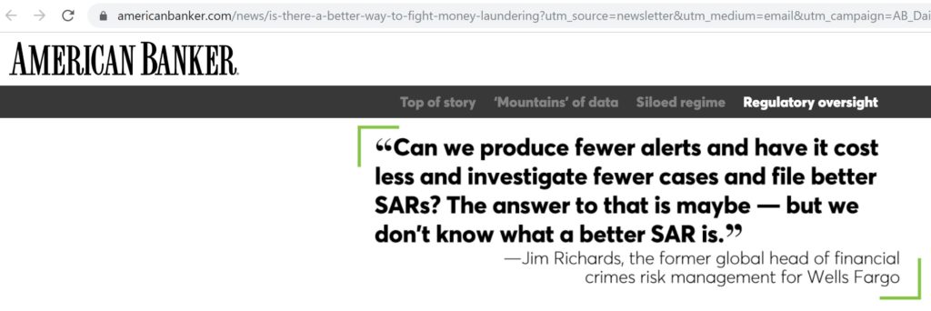 A Better Way to Fight Money Laundering - American Banker quotes ...